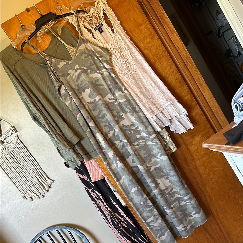 Camouflage Sleeveless Dress